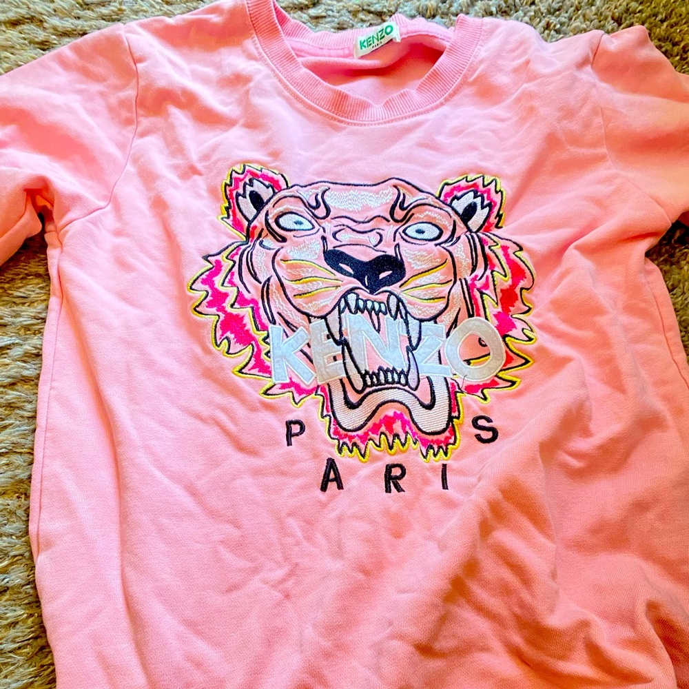 Kenzo designer sweater, Size Medium, Kids, Pink & black!